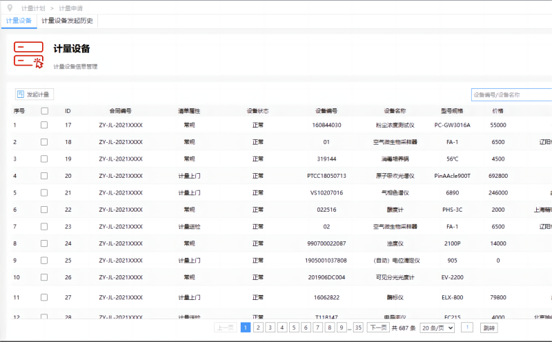 實(shí)驗(yàn)室設(shè)備計(jì)量管理